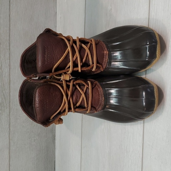 Sperry Womens Saltwater Duck Rubber Waterproof Boots shoes sz 7 - Picture 4 of 11